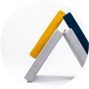 stackies (a malaysian modular play couch, modular kids play sofa malaysia) covers uses microsuede fabric, which is slip resistant. safe for climbing and tumbling. One of the best sensory-friendly play couch available in malaysia